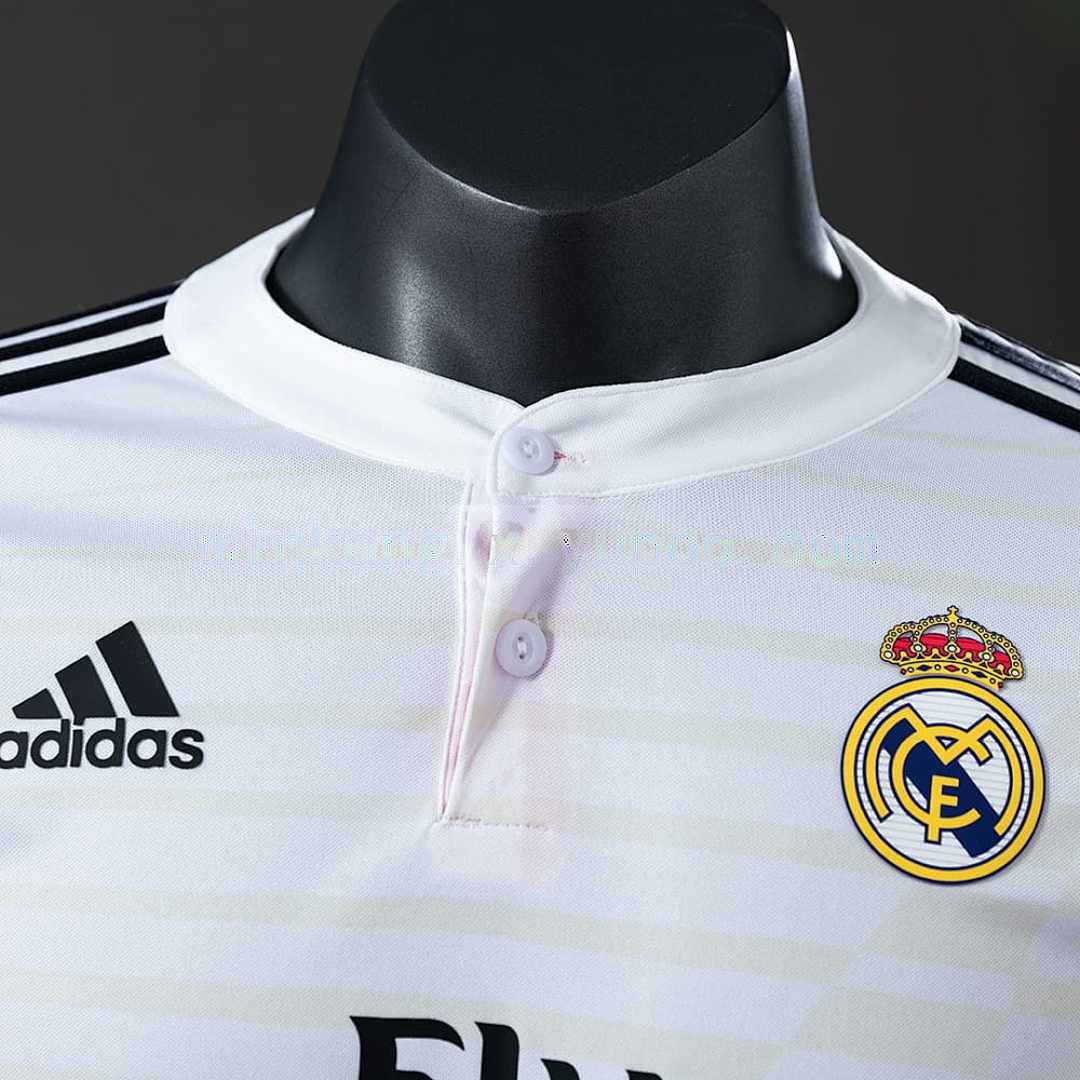 Real Madrid 14_15 Home Long Sleeve Player Version Retro Jersey S-3XL 7