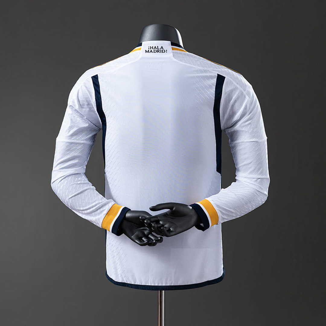 Real Madrid 23_24 Home Long Sleeve Player Version Jersey S-3XL 8