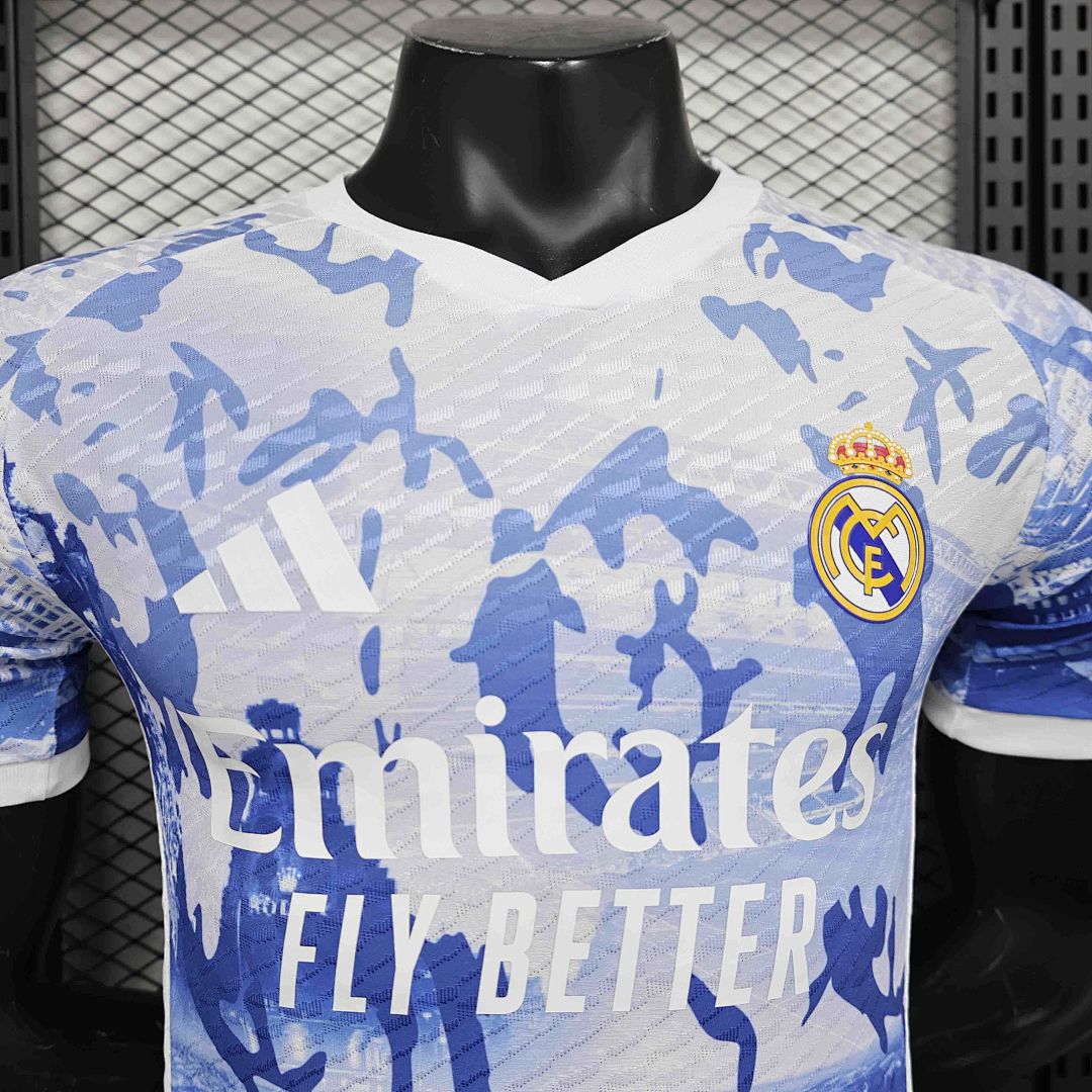 24-25 Real Madrid Blue City Special Edition Player Version Shirt 2