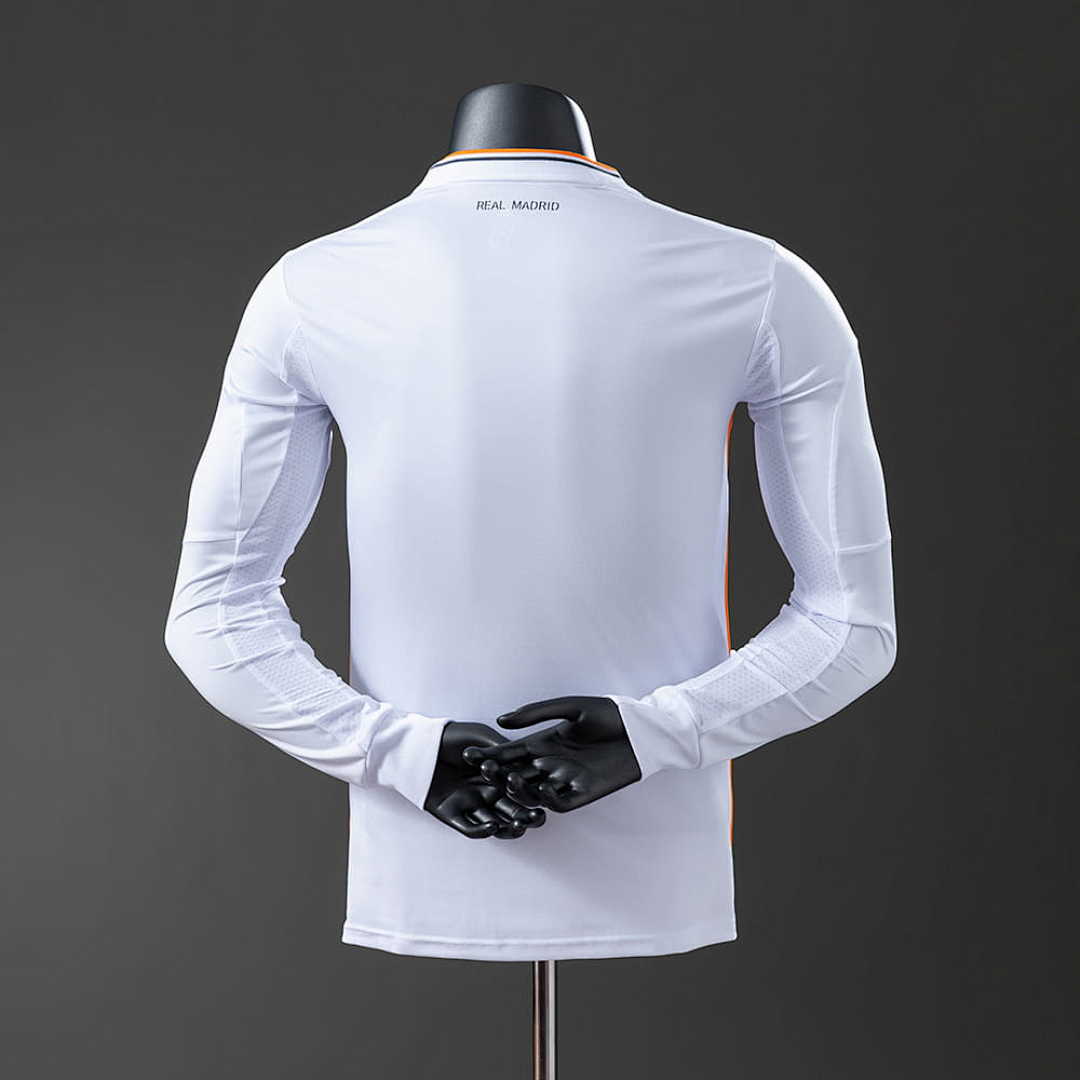 Real Madrid 13_14 Home Long Sleeve Player Version Retro Jersey S-3XL 8