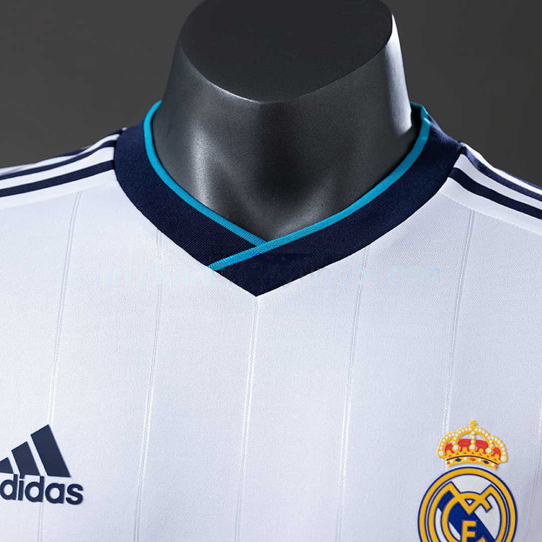 Real Madrid 12_13 Home Long Sleeve Player Version Retro Jersey S-3XL 7