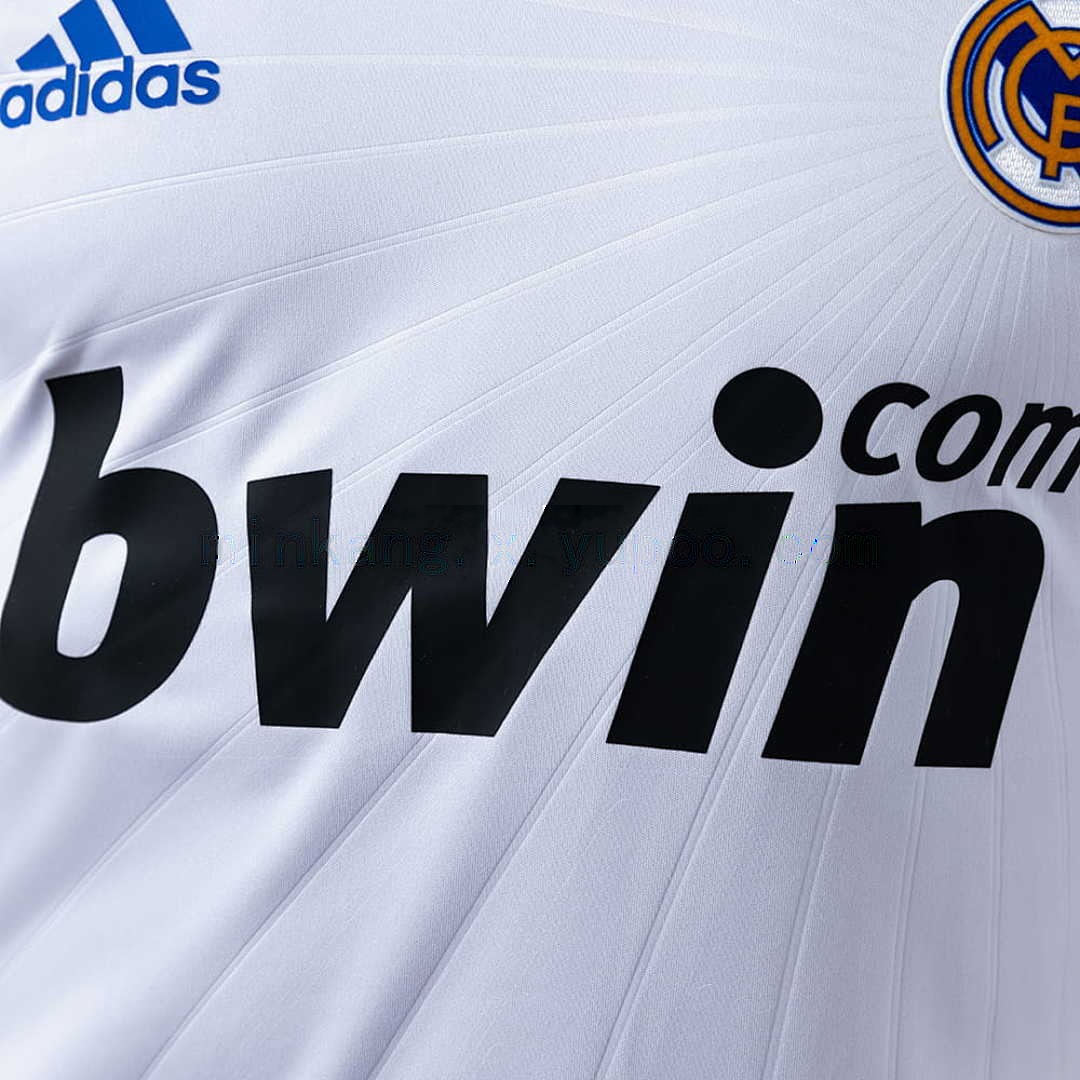 Real Madrid 10_11 Home Long Sleeve Player Version Retro Jersey S-3XL 6