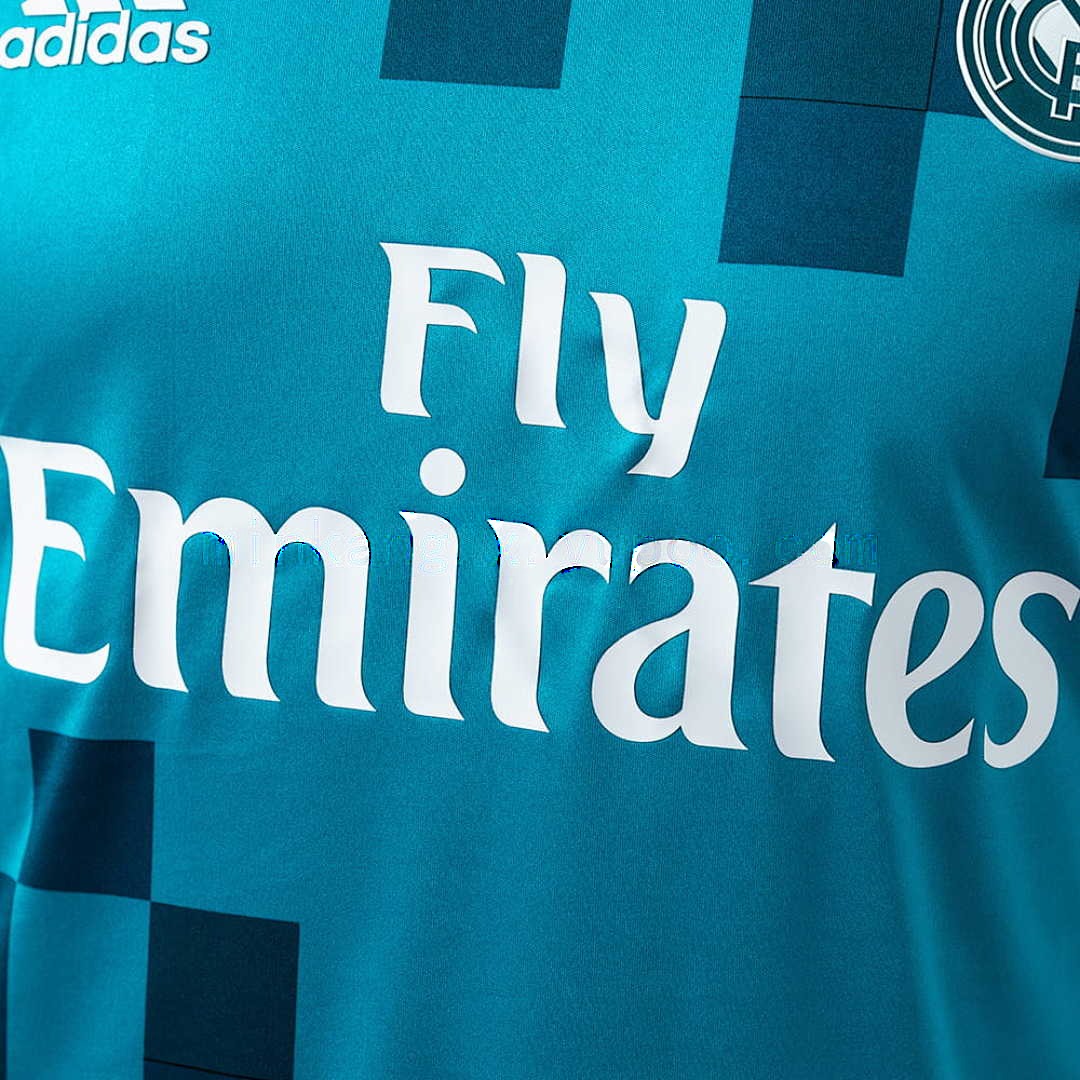 Real Madrid 17_18 Third Away Long Sleeve Player Version Retro Jersey S-3XL 6