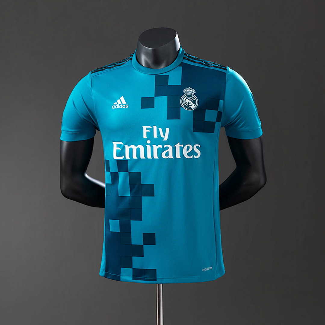 Real Madrid 17_18 Third Away Player Version Retro Jersey S-3XL
