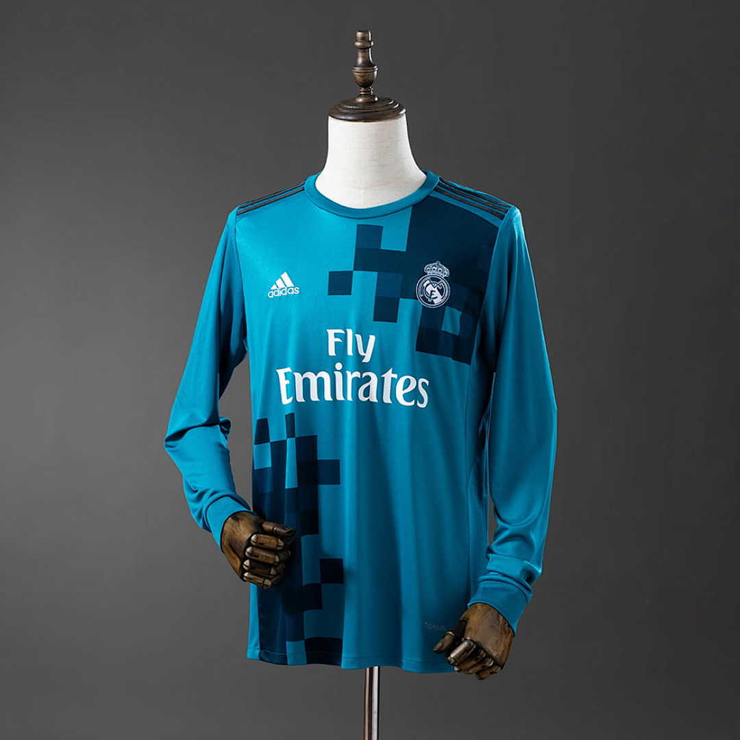 Retro Real Madrid 17_18 long sleeve third away S-XXL