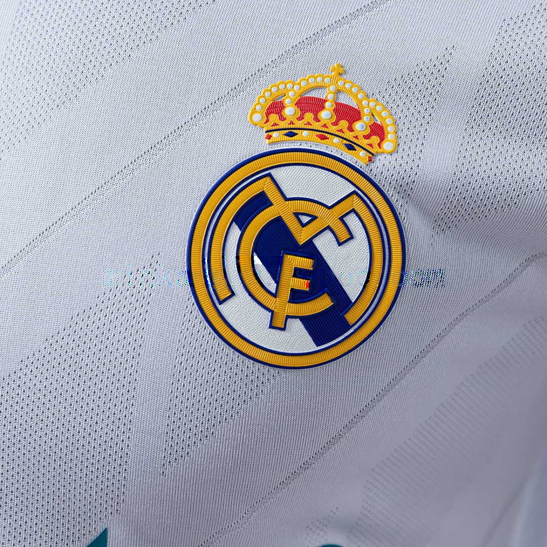 Real Madrid 17_18 Home Long Sleeve Player Version Retro Jersey S-3XL 5