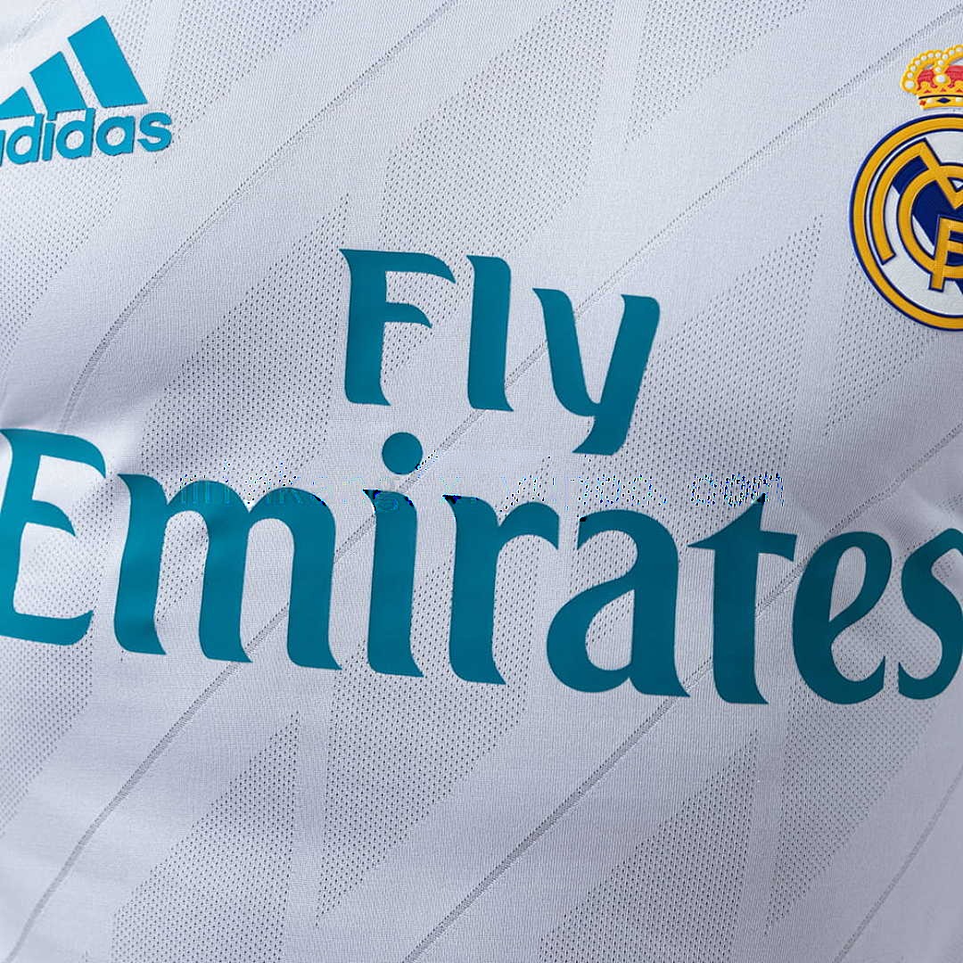 Real Madrid 17_18 Home Long Sleeve Player Version Retro Jersey S-3XL 6