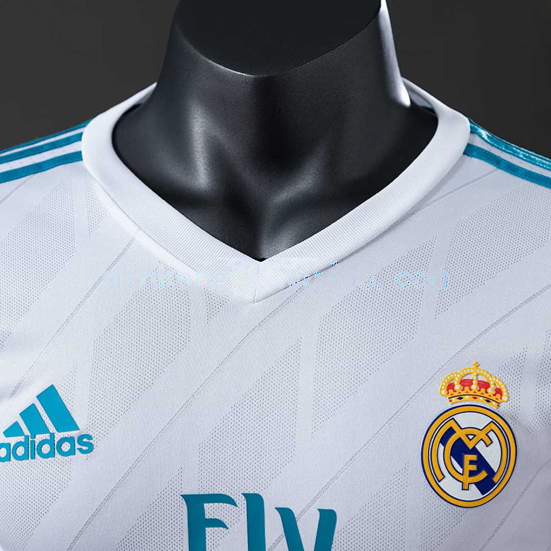 Real Madrid 17_18 Home Long Sleeve Player Version Retro Jersey S-3XL 7