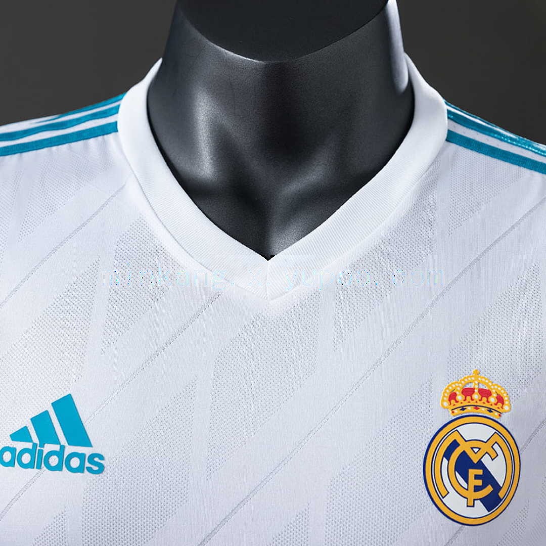 Real Madrid 17_18 Home Player Version Retro Jersey S-3XL 7