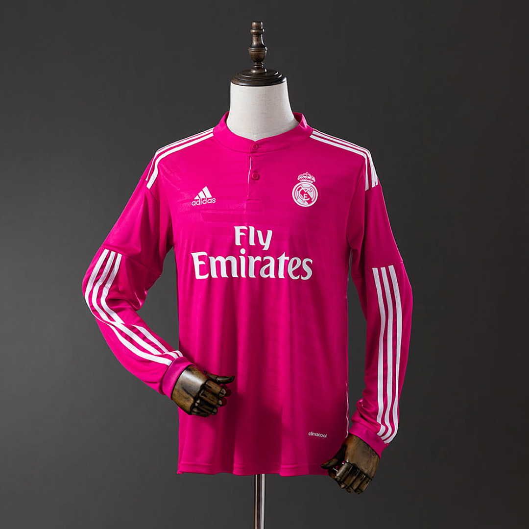 Real Madrid 14_15 Away Long Sleeve Retro Jersey S-XXL