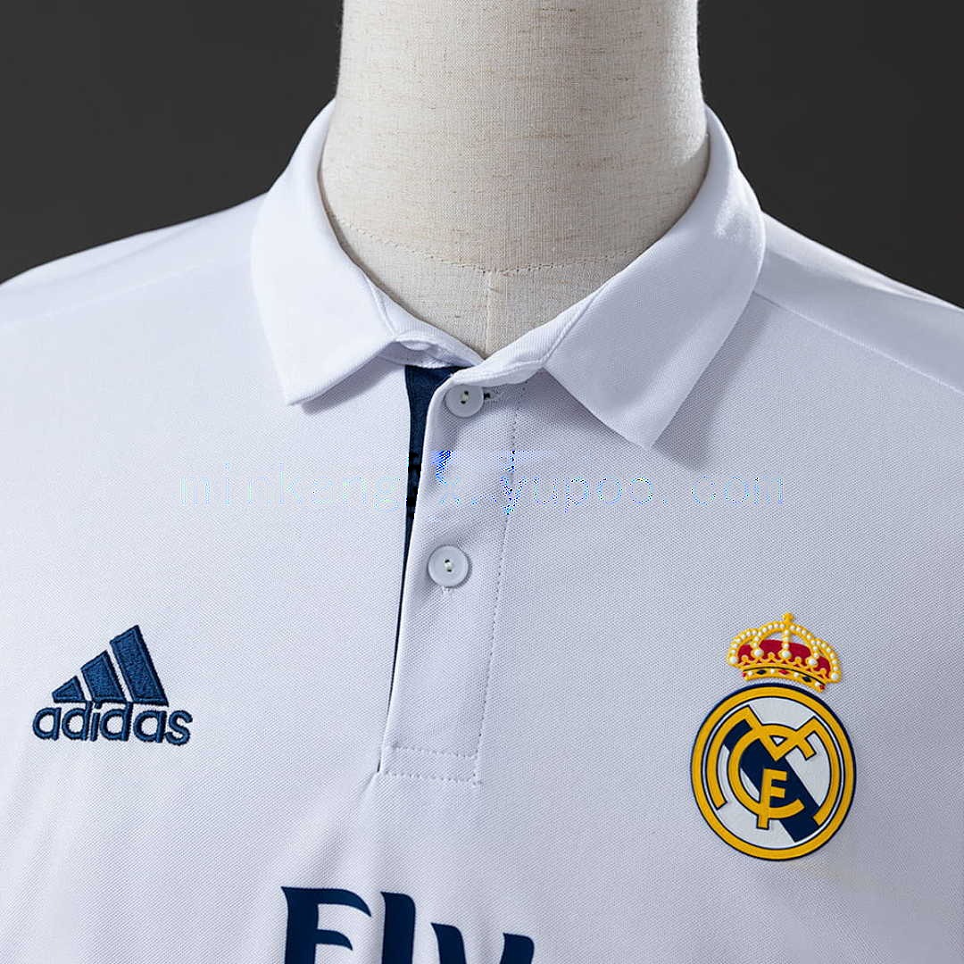Real Madrid 16_17 Home Long Sleeve Retro Jersey S-XXL 7