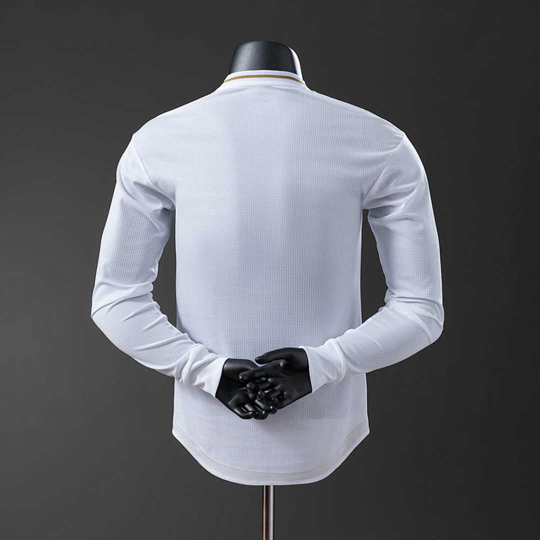 Real Madrid 19_20 Home Long Sleeve Player Version Retro Jersey S-3XL 8