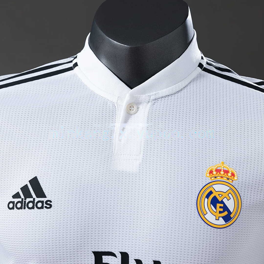 Real Madrid 18_19 Home Player Version Retro Jersey S-3XL 7