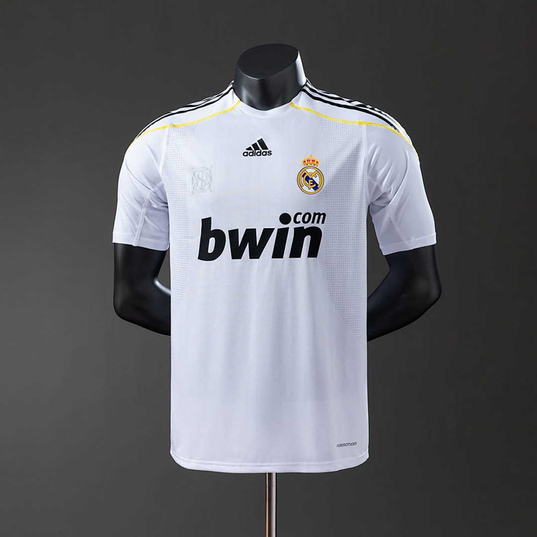 Real Madrid 09_10 Home Player Version Retro Jersey S-3XL