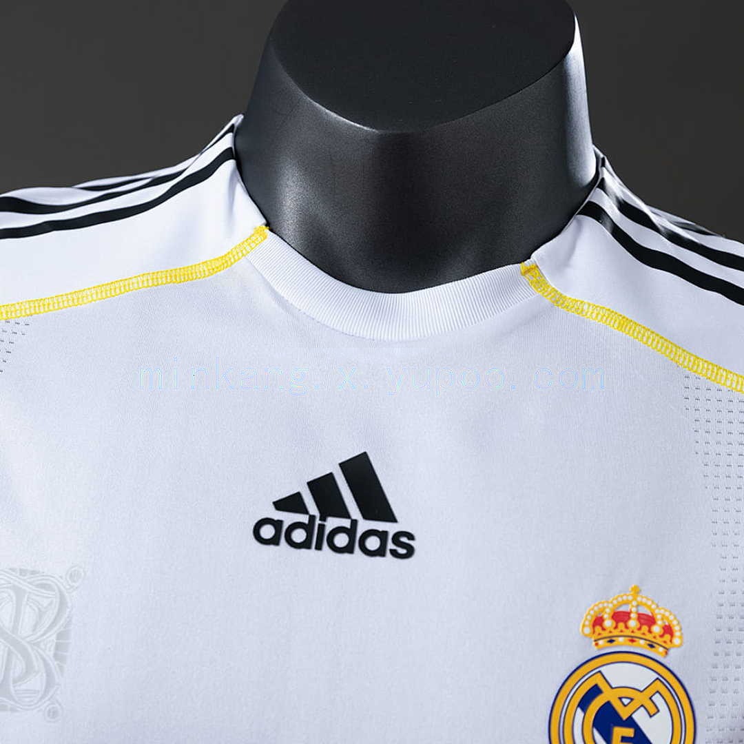 Real Madrid 09_10 Home Player Version Retro Jersey S-3XL 8