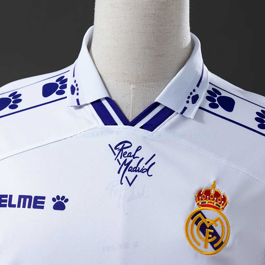 Retro long sleeve Real Madrid 94_96 home S-XXL 6