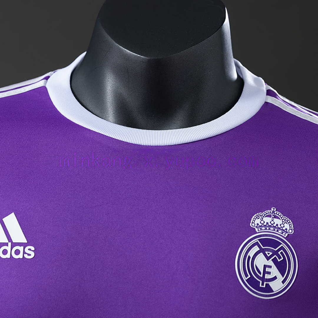 Real Madrid 16_17 Away Long Sleeve Player Version Retro Jersey S-3XL 7