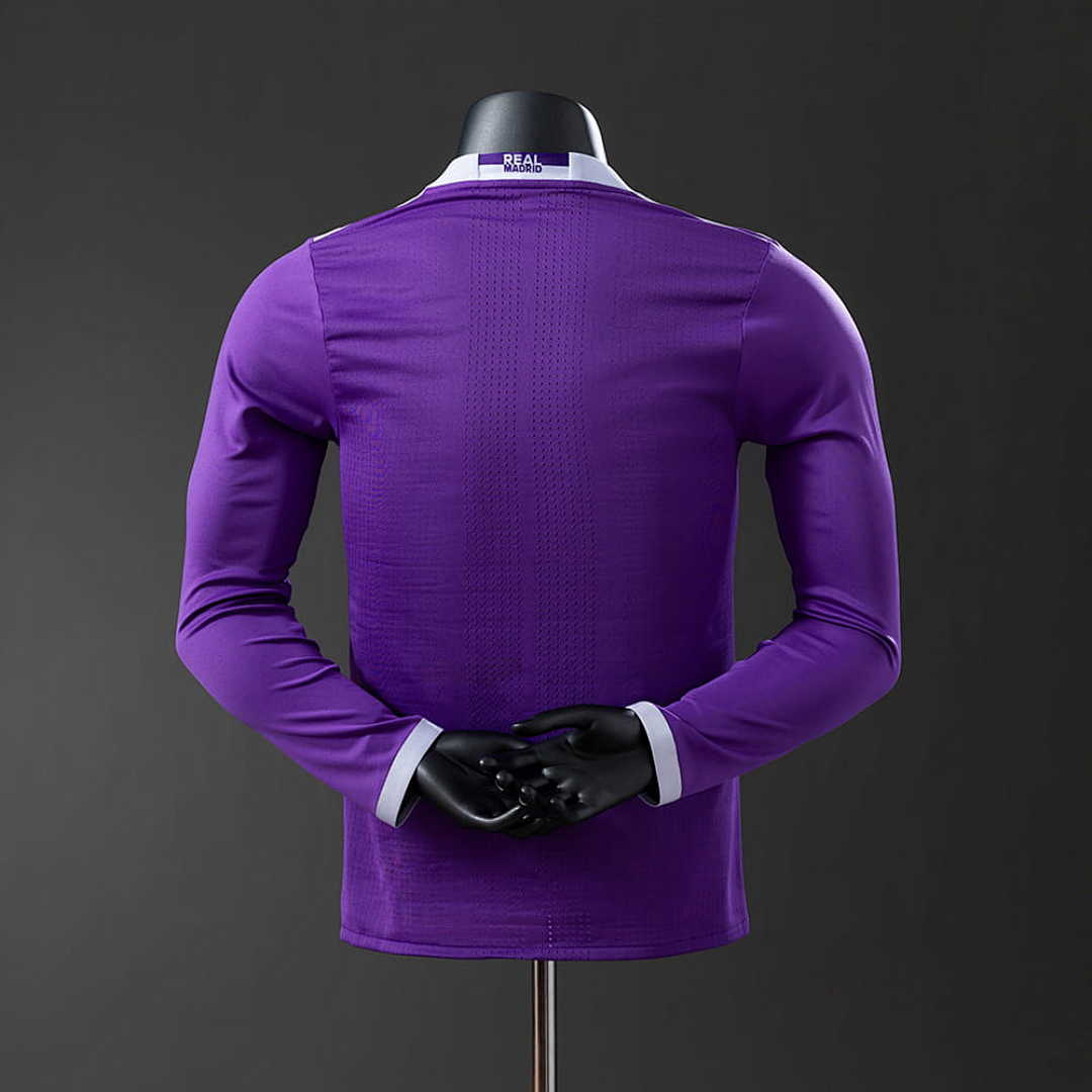 Real Madrid 16_17 Away Long Sleeve Player Version Retro Jersey S-3XL 8