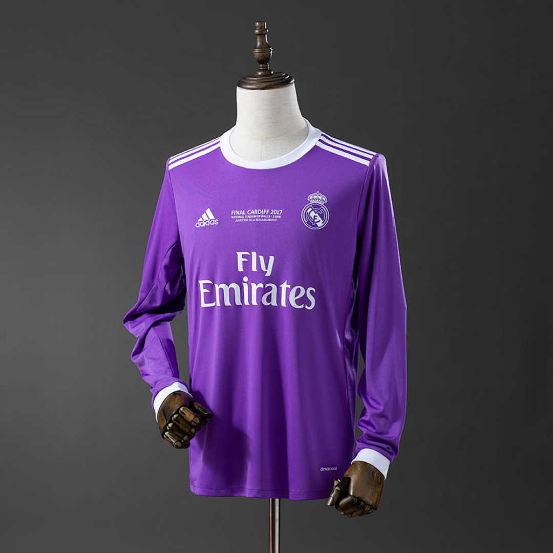 Retro long sleeve Real Madrid 16_17 away S-XXL