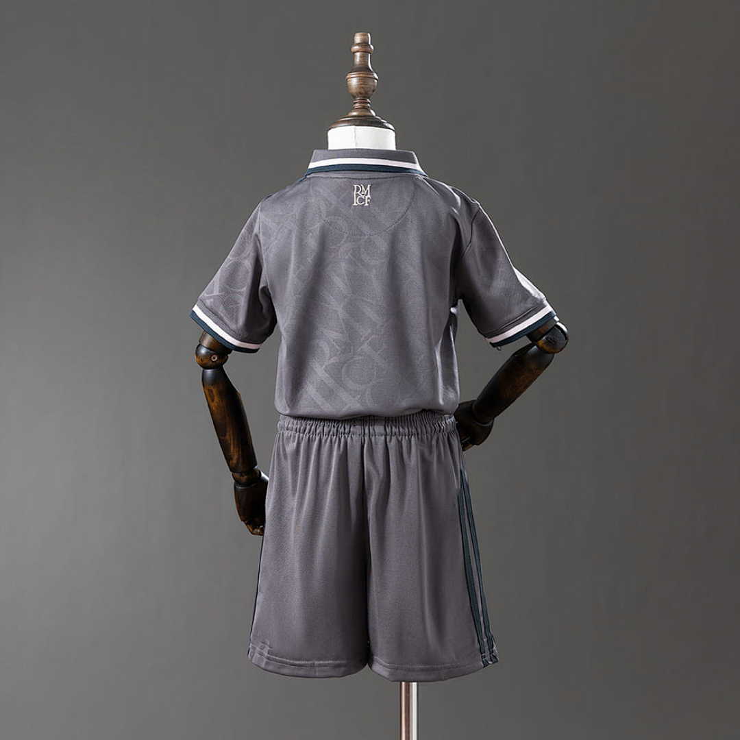 Real Madrid 24_25 Third Away kids kit Jersey SZIE 16-28 11