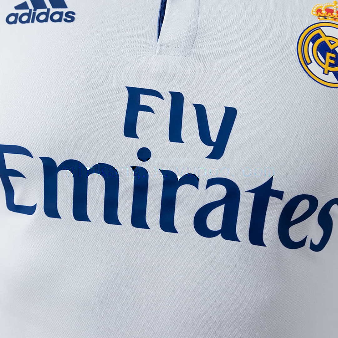 Real Madrid 16_17 Home Long Sleeve Player Version Retro Jersey S-3XL 6