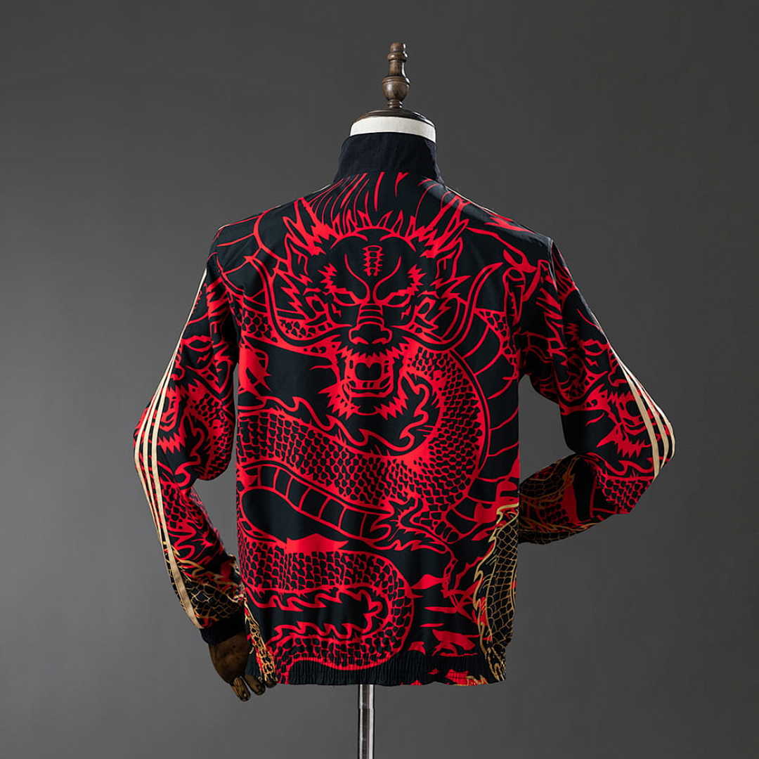 Real Madrid Reversible Jacket Windbreaker - Red &amp; Heiss S-XXL 11