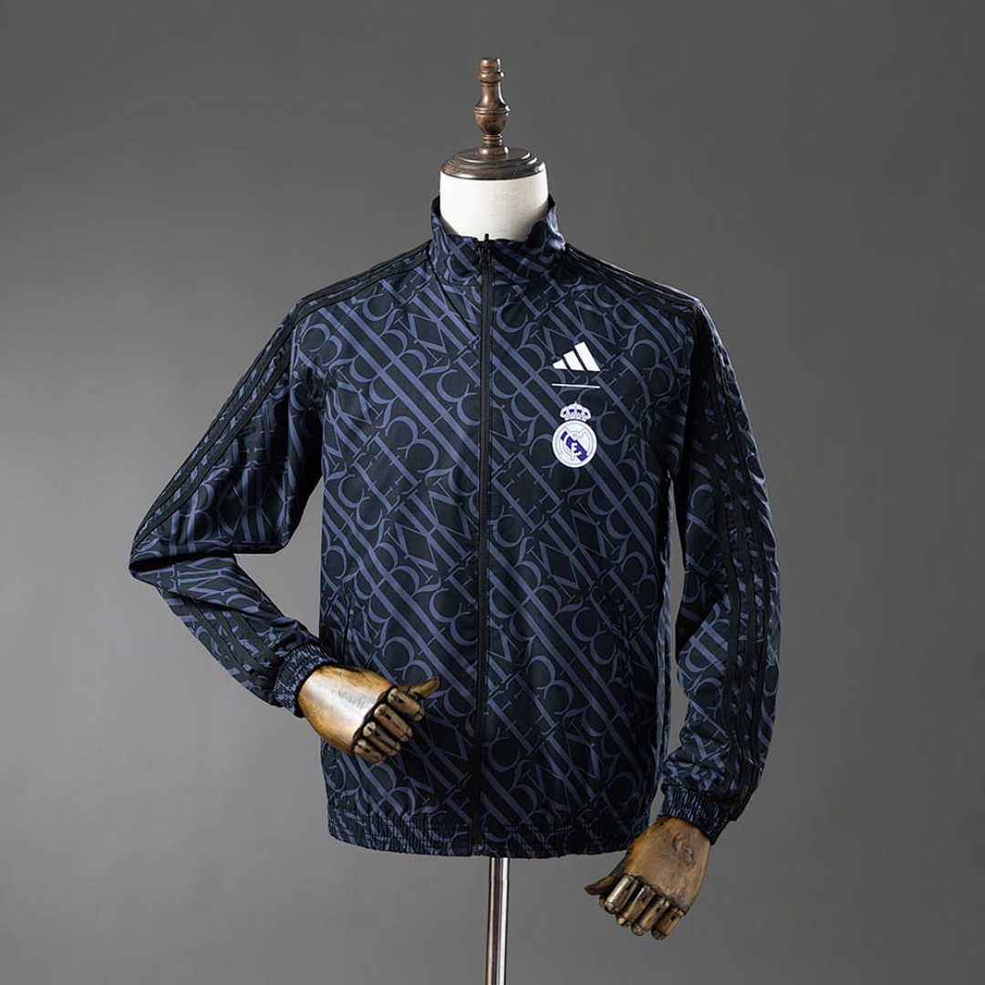 Real Madrid Reversible Jacket Windbreaker - Red &amp; Heiss S-XXL 2