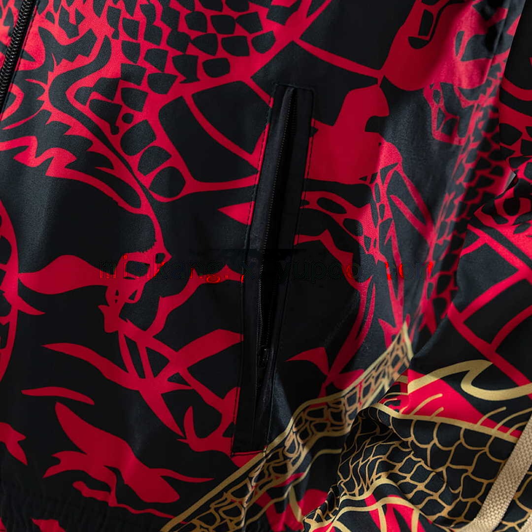 Real Madrid Reversible Jacket Windbreaker - Red &amp; Heiss S-XXL 5