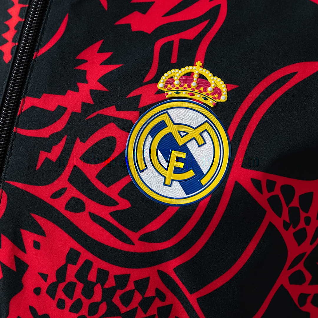 Real Madrid Reversible Jacket Windbreaker - Red &amp; Heiss S-XXL 9
