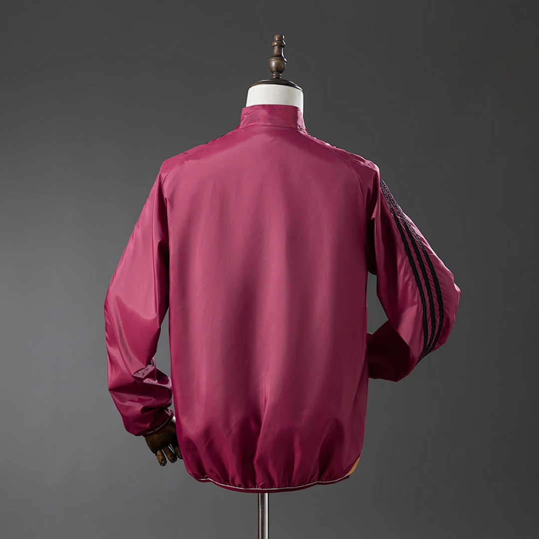 Real Madrid Reversible Jacket Windbreaker - Beige &amp; Red S-XXL 11