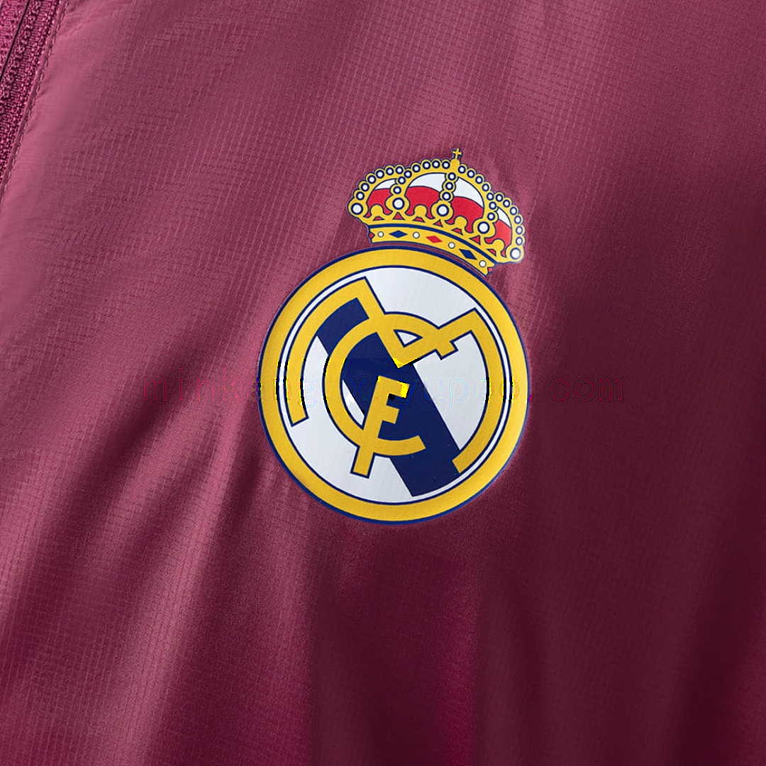 Real Madrid Reversible Jacket Windbreaker - Beige &amp; Red S-XXL 9