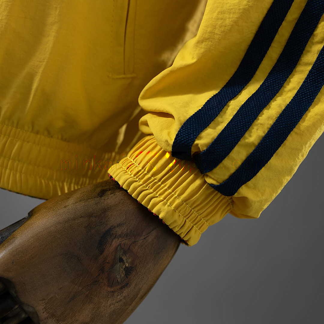Real Madrid Reversible Jacket Windbreaker - Yellow &amp; Red S-XXL 6