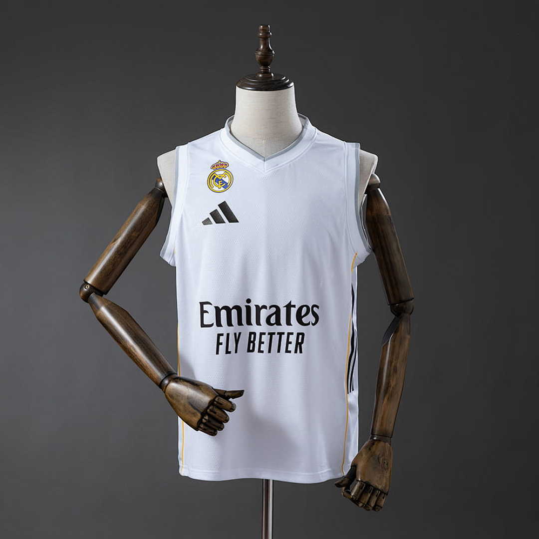 Real Madrid 25_26 Home Basketball Jersey S-XXL