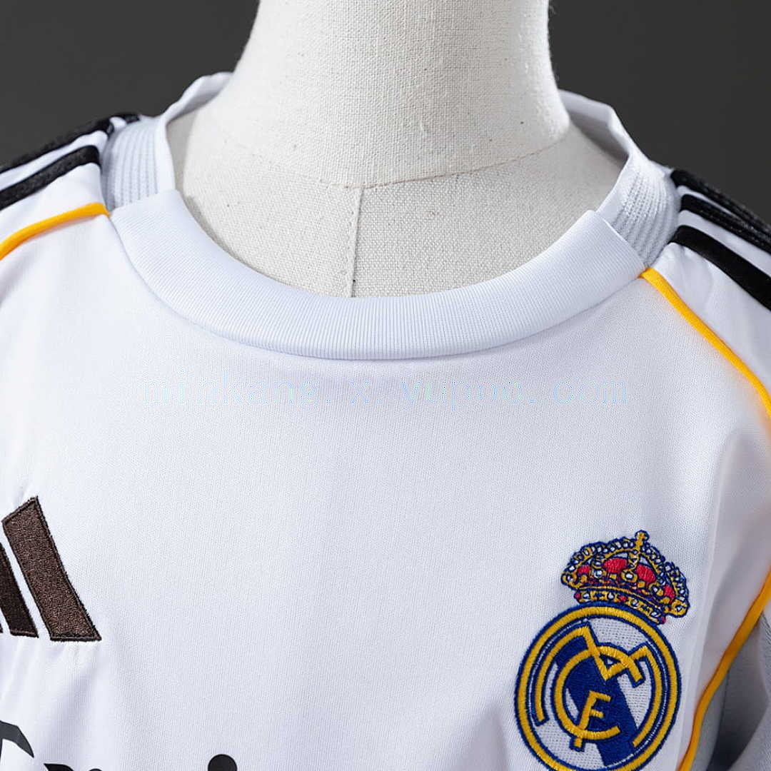 Real Madrid 25_26 Home kids kit Jersey SZIE 16-28 6