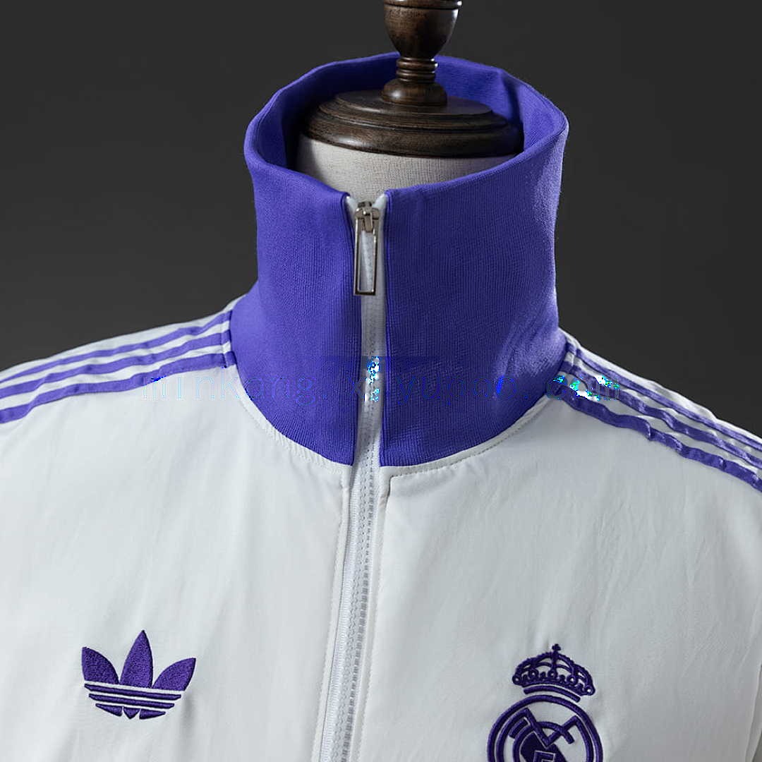 Real Madrid x Beckenbauer Windbreaker - Miracle WhiteMagic Purple S-XXL 8