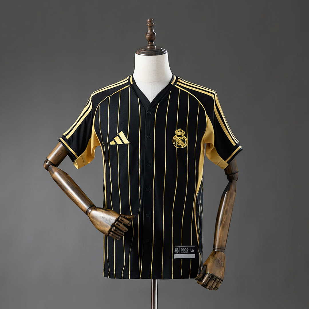 Real Madrid 25_26 Baseball - Black Jersey S-4XL