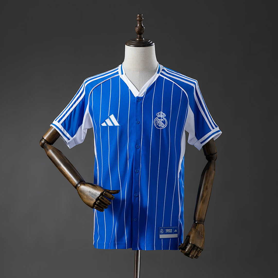 Real Madrid 25_26 Baseball - Blue Jersey S-4XL