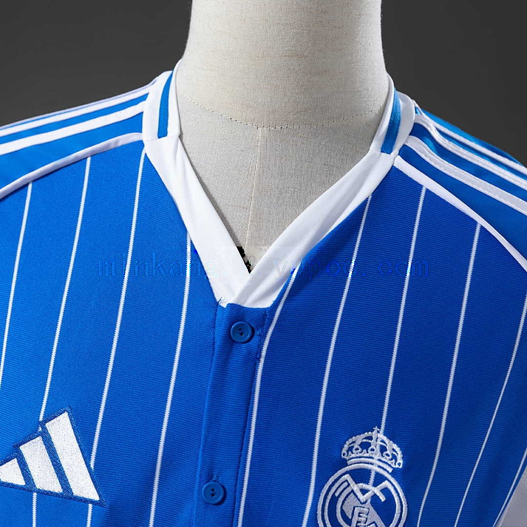 Real Madrid 25_26 Baseball - Blue Jersey S-4XL 7