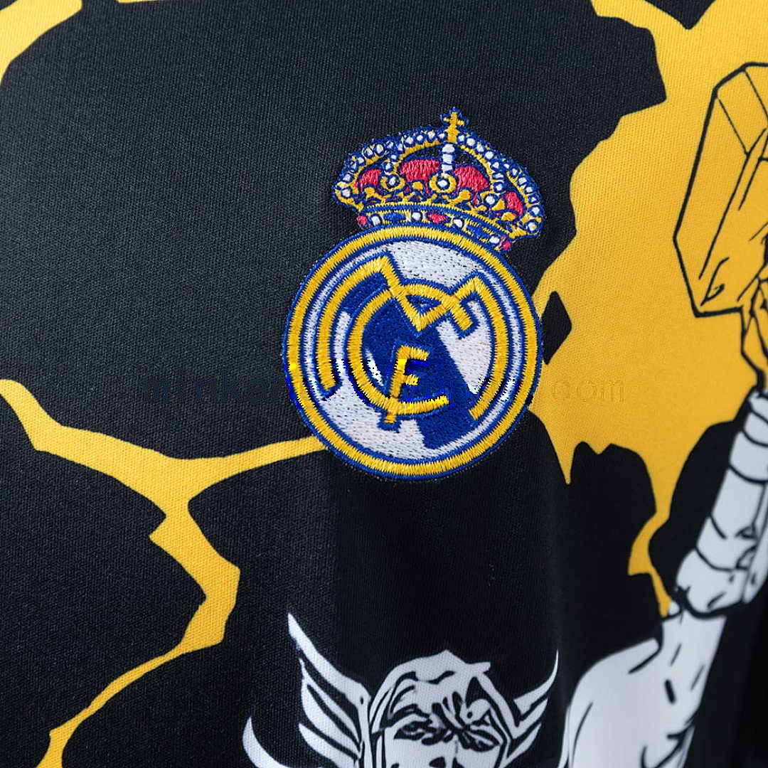Real Madrid 25_26 Avengers - Pre-Match(Black) Jersey S-4XL 6