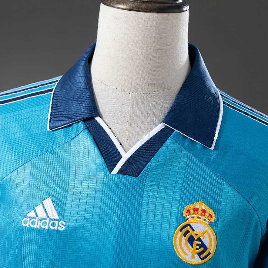 Real Madrid 99_00 Third Away Long-Sleeved Retro Jersey S-XXL 9
