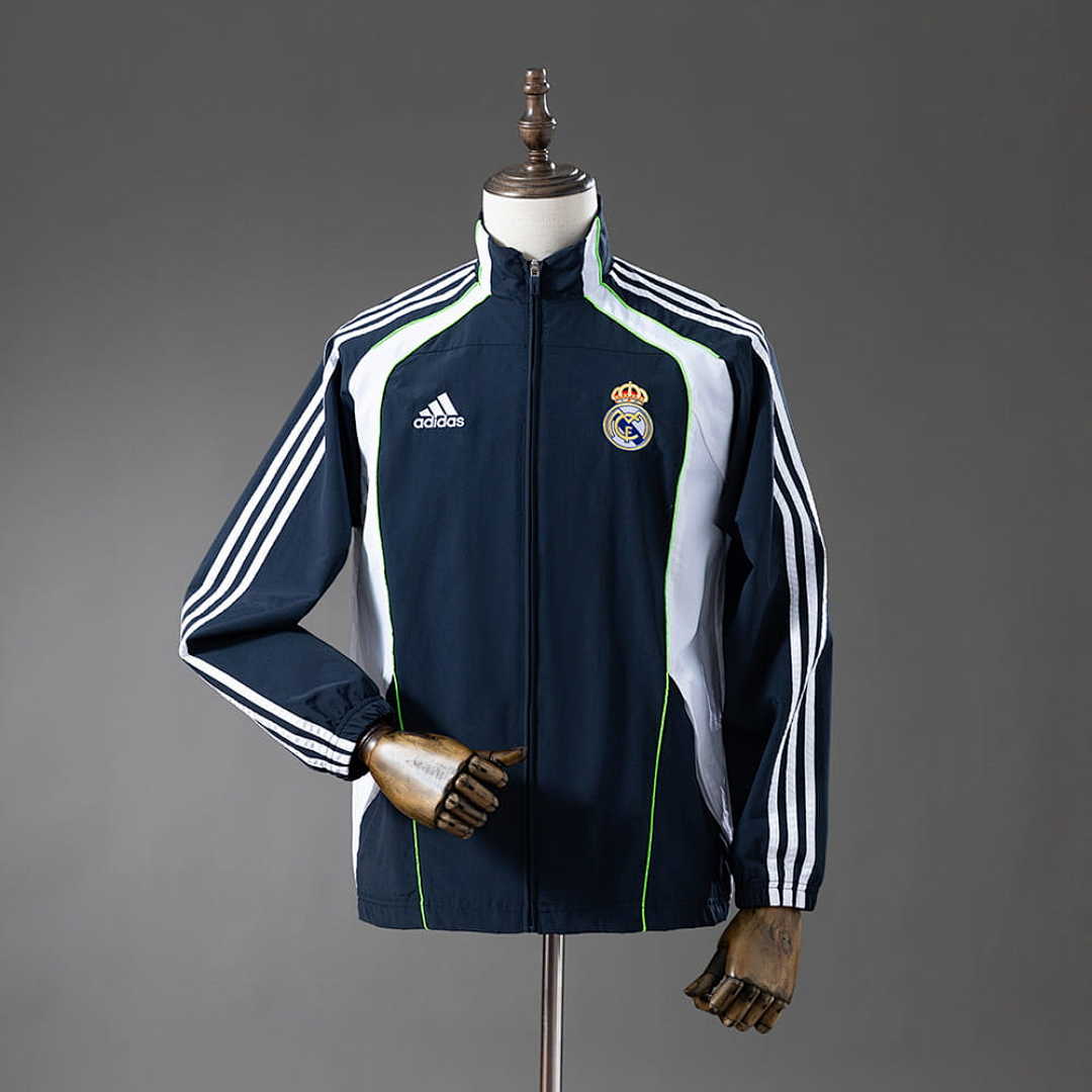 Real Madrid Windbreaker - Navy Blue & White S-XXL