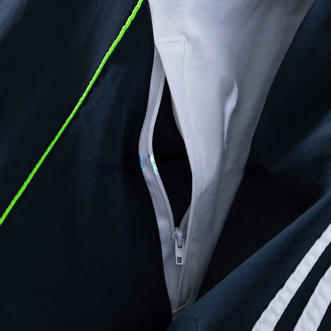 Real Madrid Windbreaker - Navy Blue &amp; White S-XXL 3