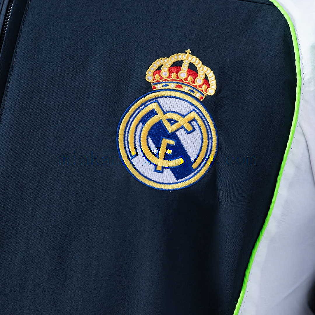 Real Madrid Windbreaker - Navy Blue &amp; White S-XXL 7