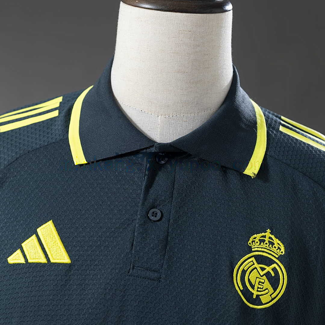 Real Madrid 25_26 POLO - Dark Grey &amp; Yellow S-XXL 6