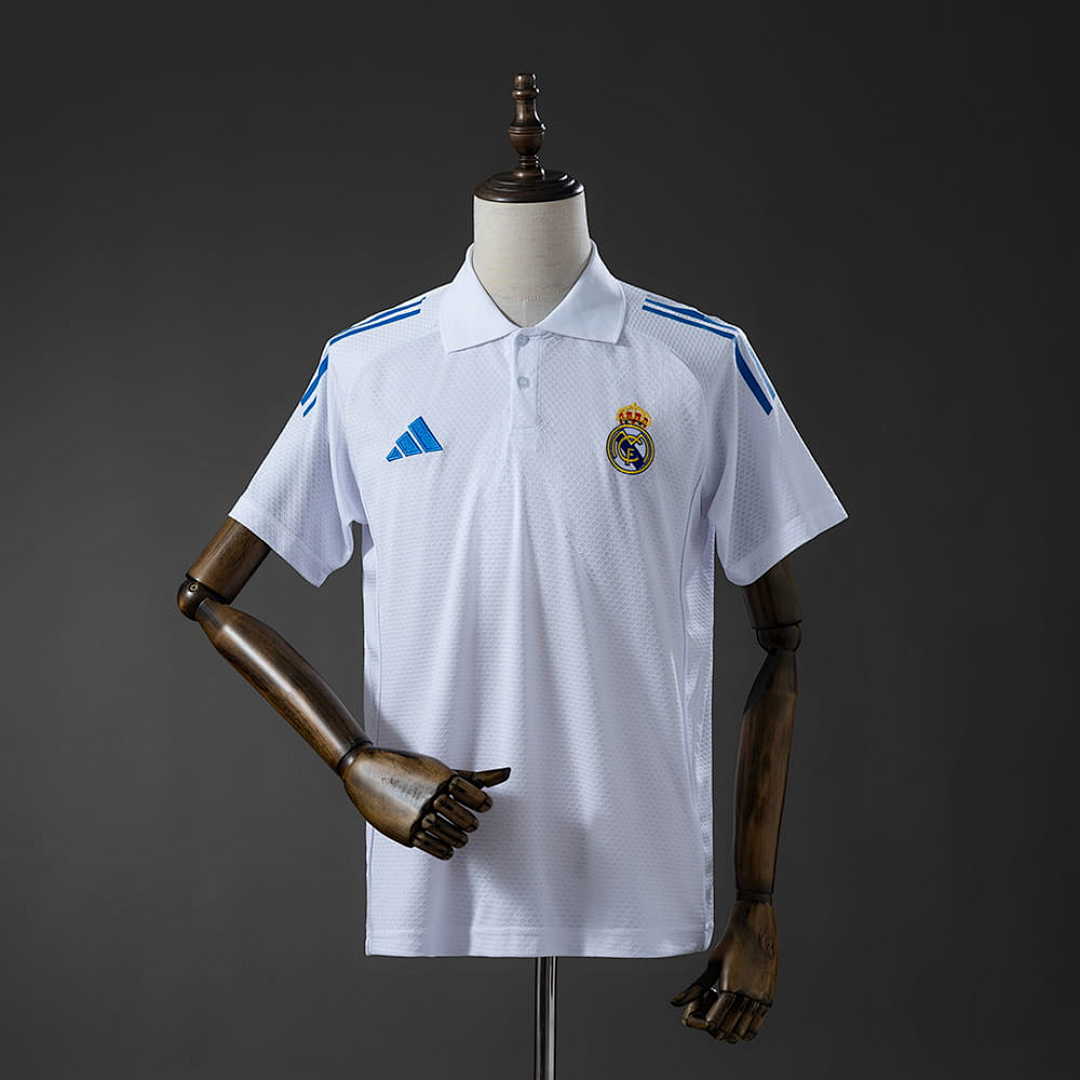 Real Madrid 25_26 POLO - White S-XXL