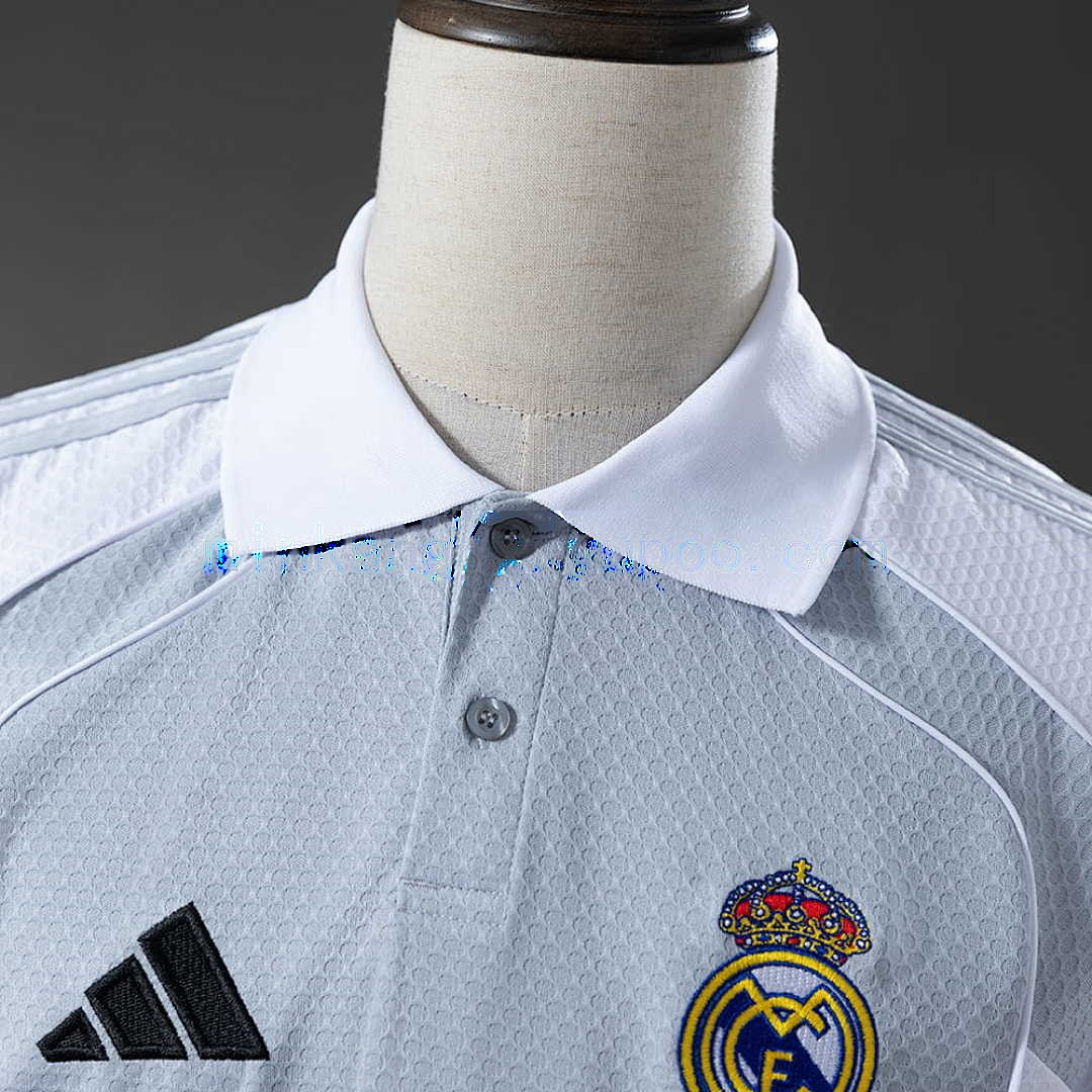 Real Madrid 25_26 POLO - Grey &amp; White S-XXL 6