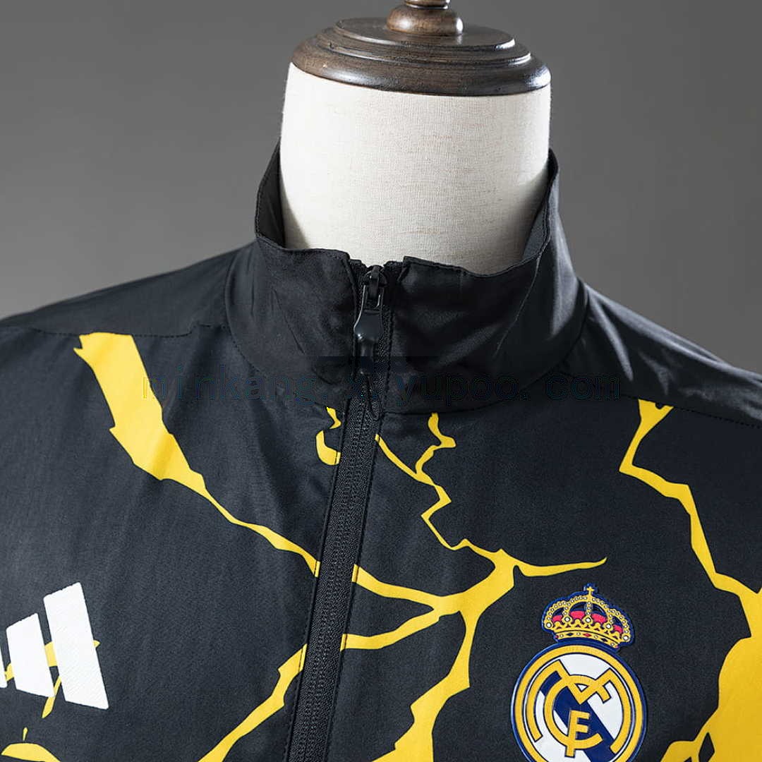Real Madrid 25_26 Avengers - Pre-Match (Black) Windbreaker S-3XL 9