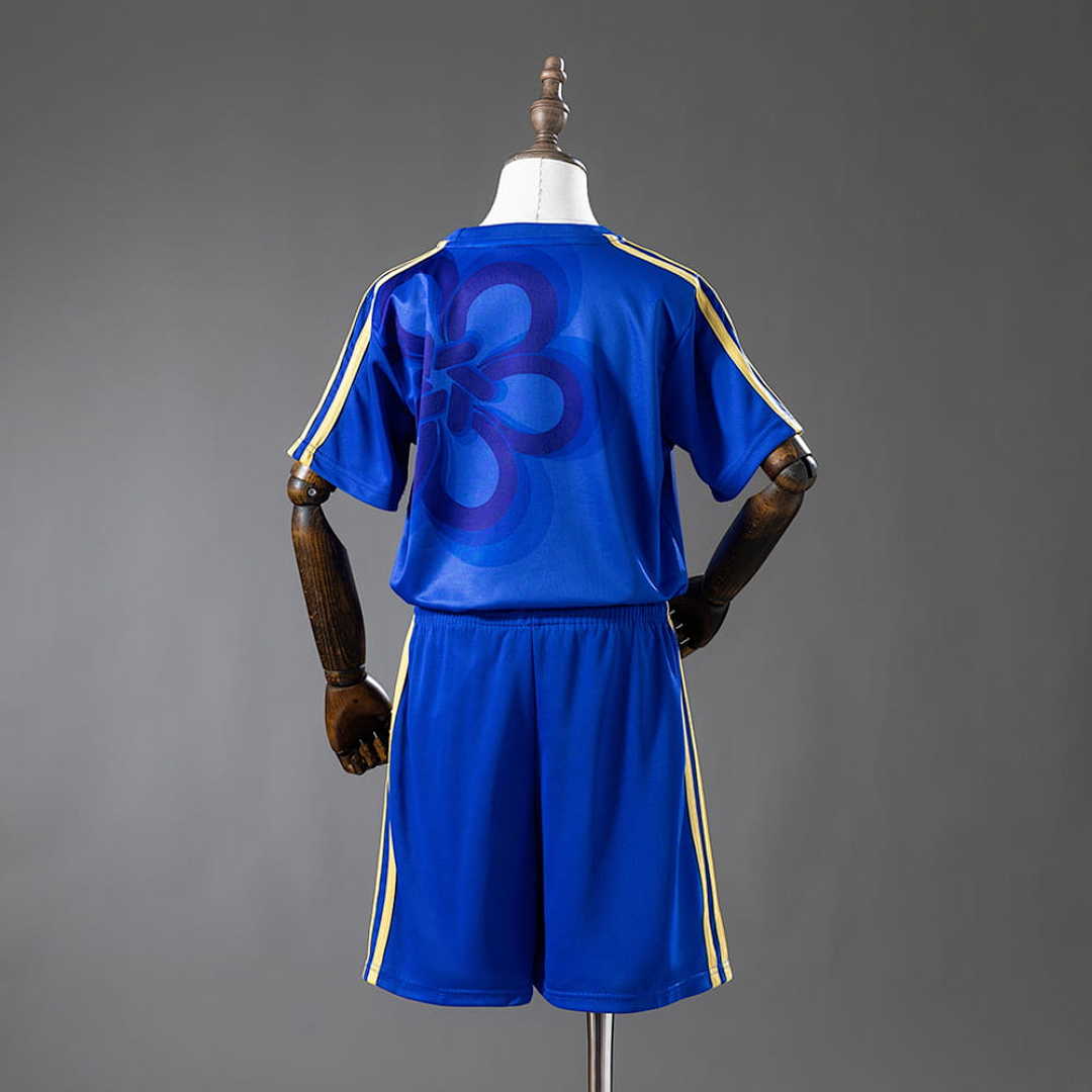 Real Madrid 25_26 Cultural Story - Blue Kids Kit Jersey SIZE 16-28 2