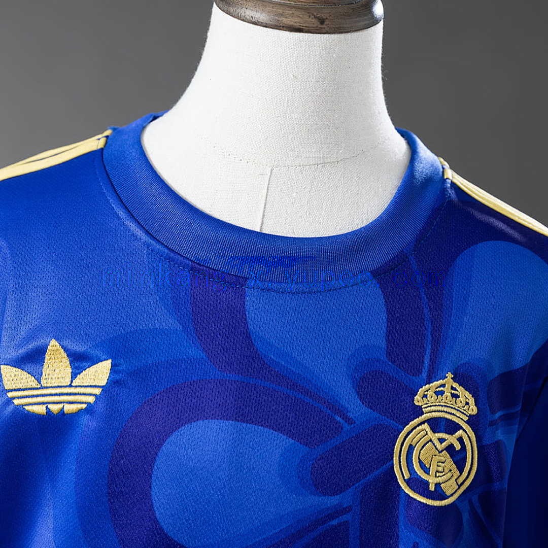 Real Madrid 25_26 Cultural Story - Blue Kids Kit Jersey SIZE 16-28 8