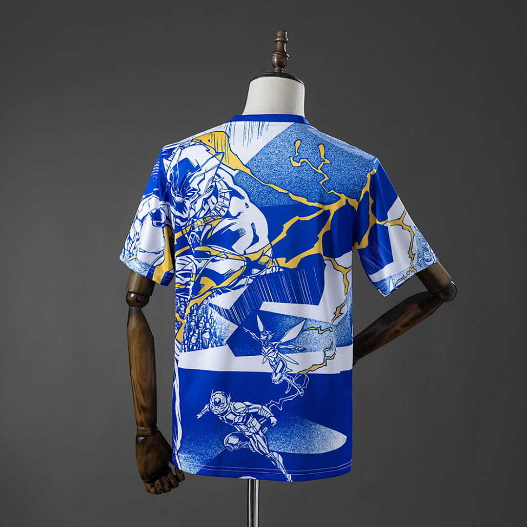 Real Madrid 25_26 Avengers - Pre-Match (Blue) Jersey S-4XL 2